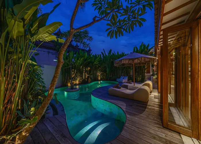 Pande - 3br With Lagoon Pool & Sauna Retreat チャングー